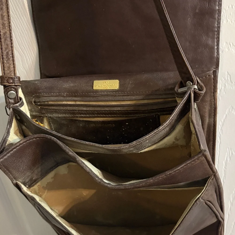 Balenciaga Dark Brown Messenger Bag - Picture 14 of 17